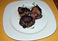 Kaninchenleber mit Rosmarin, natur gebraten