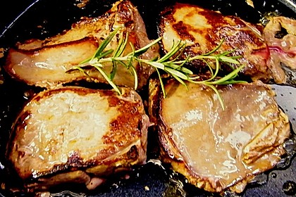 Kaninchenleber mit Rosmarin, natur gebraten 2