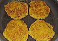 Reis - M&ouml;hren - K&auml;se Bratlinge