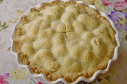 Erdbeer - Rhabarber Pie 1