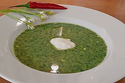 Scharfes B&auml;rlauchs&uuml;ppchen