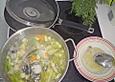 Karpfensuppe mit Dill und Cr&egrave;me fra&icirc;che