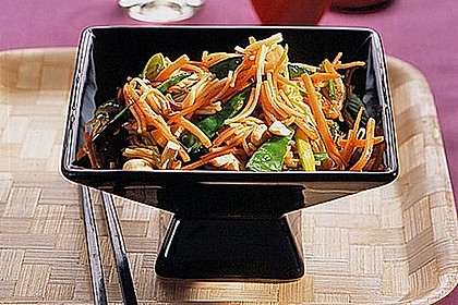Asiatische Nudelpfanne