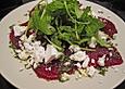 Rote Bete Carpaccio mit Rosmarin&ouml;l und Schafsk&auml;se