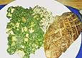 Klassisches Spinatcurry (auch vegetarisch)