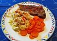 Bisonfilet mit Karamell - Chilisauce
