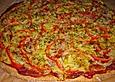 Vegane Pizza mit Hefeschmelz