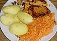 M&ouml;hren - Buchweizen - Ziegenk&auml;se Bratlinge