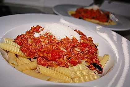 Feurige Tonno Bolognese a la Papa 1