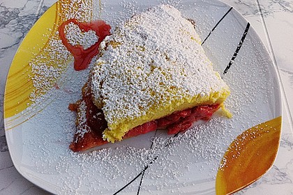 Ofen-Pancake mit warmen Erdbeeren 6