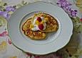 Pancakes mit H&uuml;ttenk&auml;se und feinem Orangengeschmack