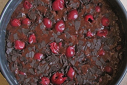 Schoko - Minz - Kirschkuchen 3