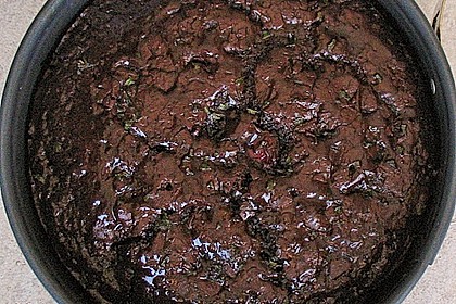 Schoko - Minz - Kirschkuchen 4