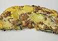 Pilzomelett mit Aubergine