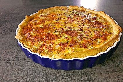 Spargelquiche mit Schinken 1