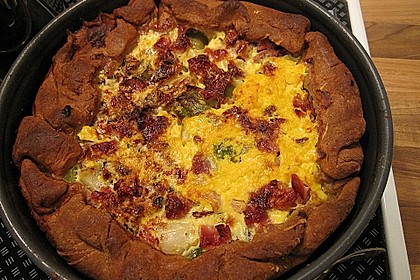 Spargelquiche mit Schinken 10