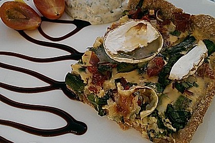 Spargelquiche mit Schinken 8