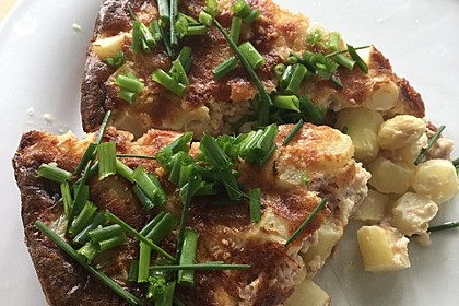 Spargelquiche mit Schinken 7