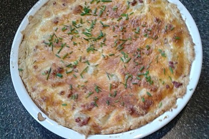 Spargelquiche mit Schinken 9
