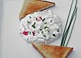 Knoblauch - Tomaten - Dip