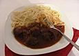 Nudeln mit Lammragout