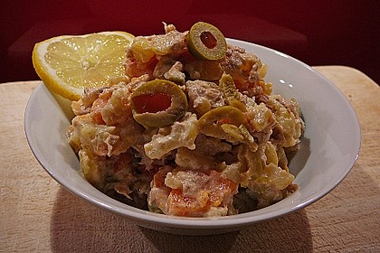 Thunfischsalat mit Kartoffeln und Karotten