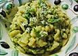 Kartoffelsalat mit Knoblauchrauke