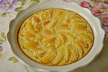 Clafoutis mit Brandy - Aprikosen