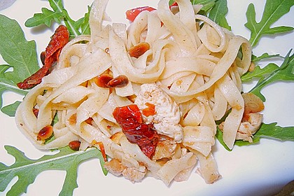 Penne mit H&auml;hnchenbrust und Rucola 7