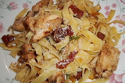 Penne mit H&auml;hnchenbrust und Rucola 8