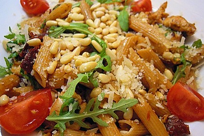 Penne mit H&auml;hnchenbrust und Rucola 9
