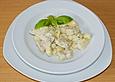 Gnocchipfanne mit Putenstreifen in Wei&szlig;wein - Schmelzk&auml;seso&szlig;e
