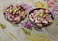 Wei&szlig;e Schokoladensahne mit Brombeersauce