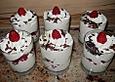 Himbeer - Sahne Dessert