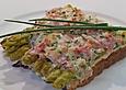 Spargeltoast mit Schinkencreme