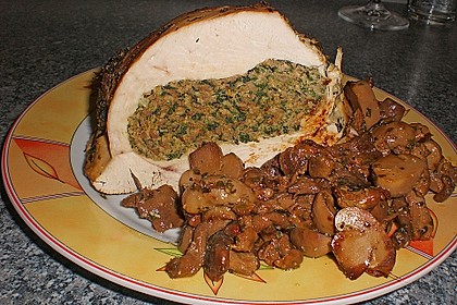Gef&uuml;llter Putenbraten