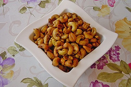 Gew&uuml;rzte Cashewn&uuml;sse