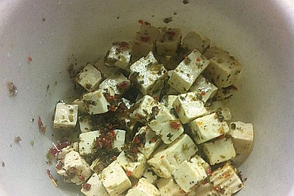 Antipasti - Salat mit gebratenem Gem&uuml;se und Schafsk&auml;se 1