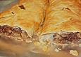 Bananen Apfel Nougat Strudel