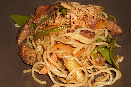 Gebratene Nudeln Asia Art 2