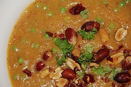 Chupe de man&igrave; (Erdnusssuppe aus Ecuador)