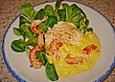 Eier in Krabbensauce