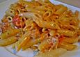 Penne in Tomaten-Schinken-Rahm