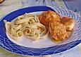 H&auml;hnchenfilets mit Honig - Senf - Dip