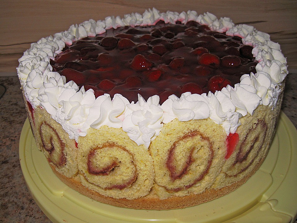 Uschis Himbeer-Sahne Torte (Rezept mit Bild) von ufaudie58 | Chefkoch.de