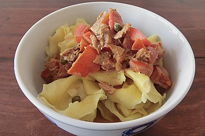 Nudeln mit Thunfisch - Sojaso&szlig;e 3