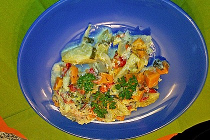 Fenchel-S&uuml;&szlig;kartoffelgratin