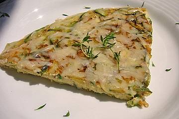 Zucchini-Frittata mit frischem Thymian