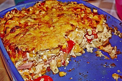 Bunter Nudelauflauf mit Brunch 1