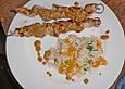 Sat&eacute;spie&szlig;e mit Erdnusssauce
